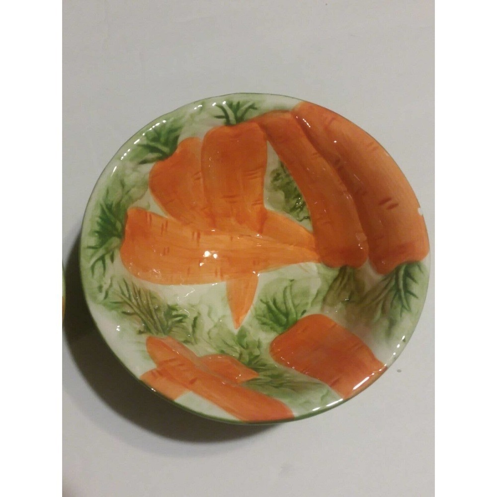Carrot Ceramic‎ Bowls Set of 2 ~ Easter - Picture 3 of 3